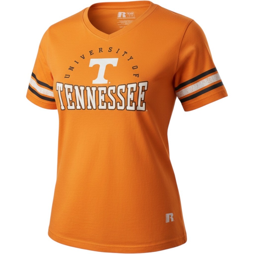 Russell Athletic University of Tennessee T-Shirt Size Small Orange